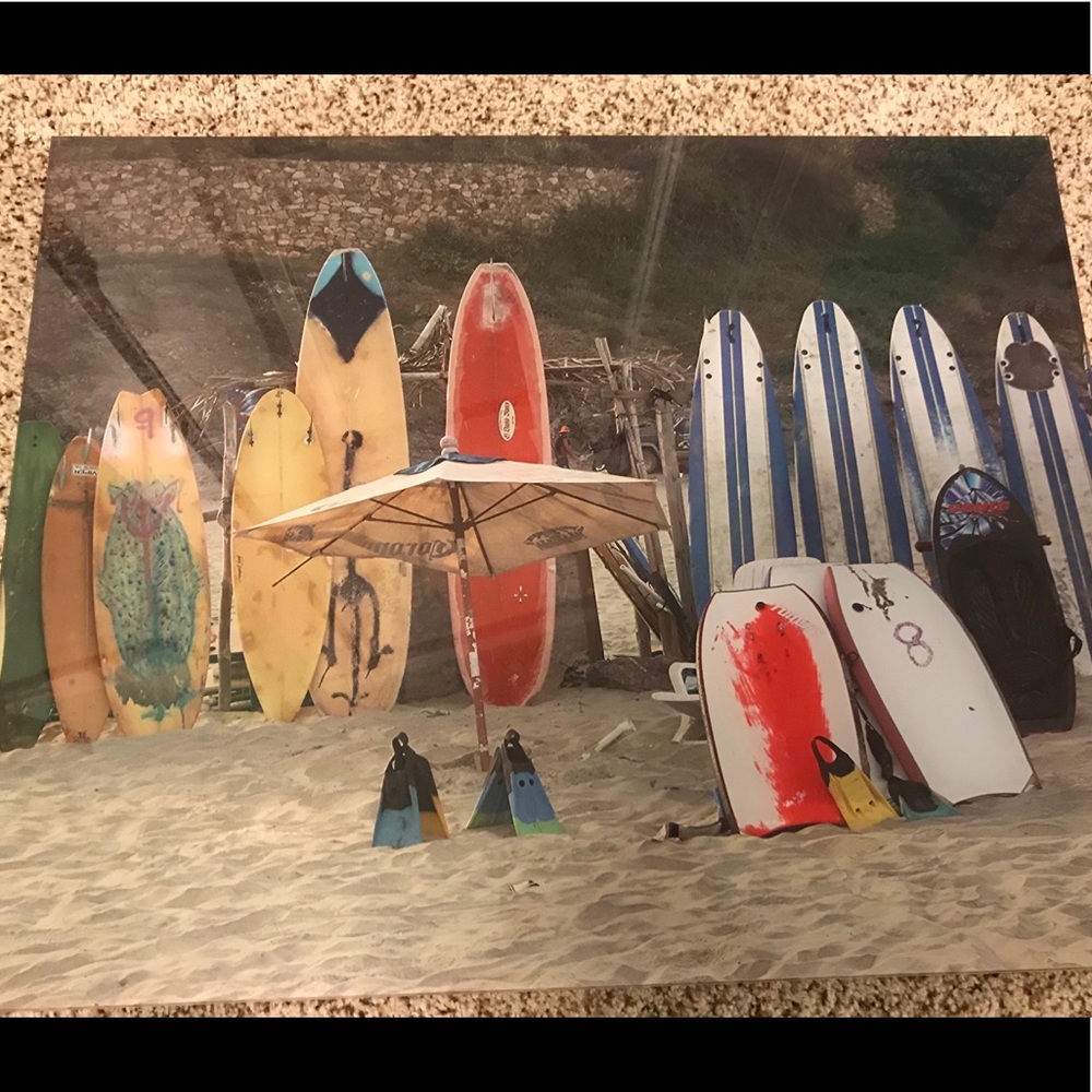 Acrylic surfboard photo - Picture 1 of 1